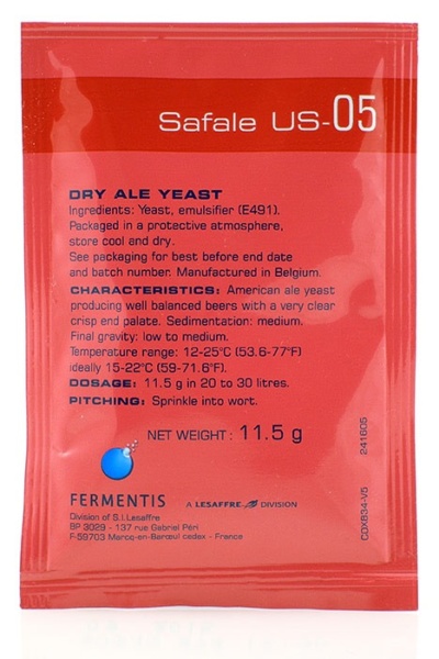 Non avrai altro lievito all’infuori del SafAle Fermentis US-05